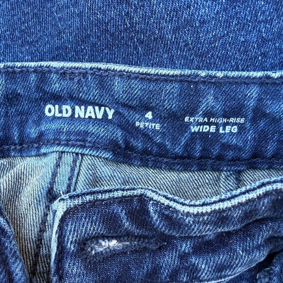 Old Navy Blue Flare & Wide Leg Jeans - Picture 9 of 10